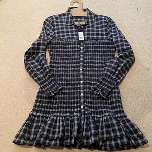 Veronica Beard Kelsey plaid dress
